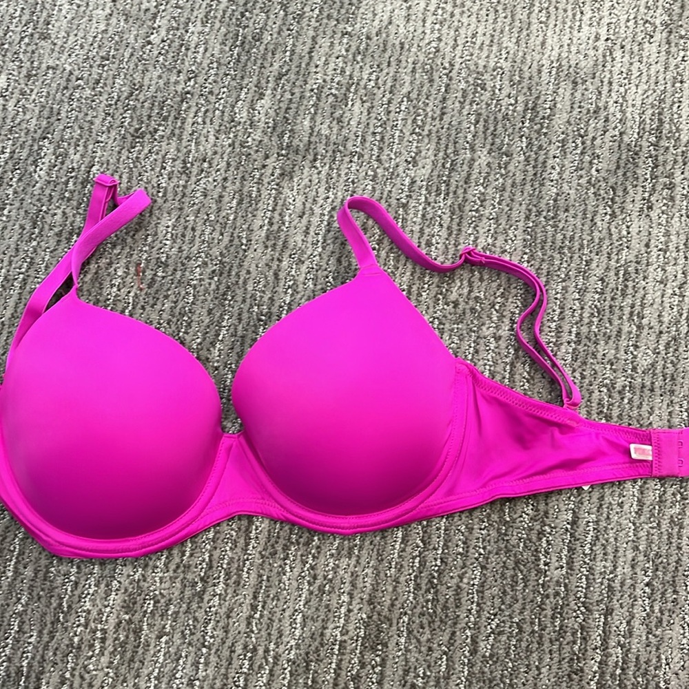 Pink Victorias Secret Wear Everywhere T Shirt Bras - LOT OF 3 - 32DD - Picture 9 of 16